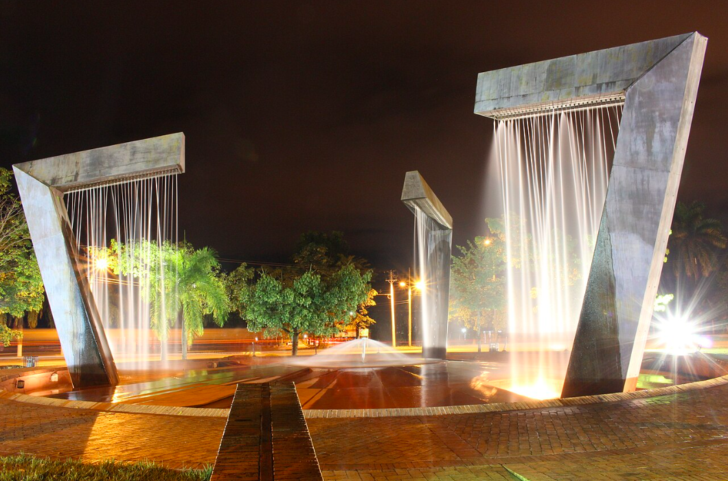 Gateway to the Llanos plains and skyline in Villavicencio Meta